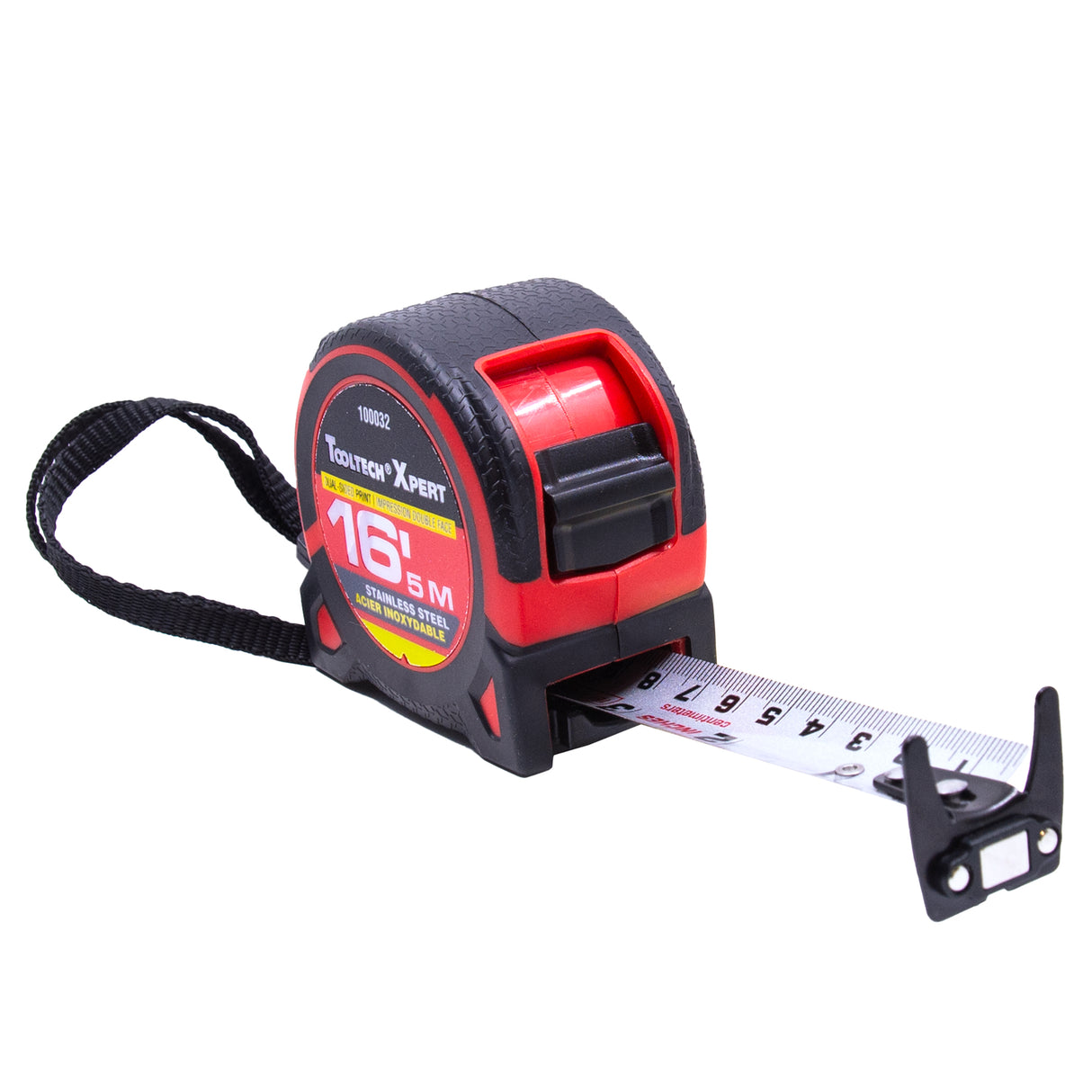 Tooltech Stainless steel Tape Measure 16ft (5m) x 1in Metric/Imperial Double Sided