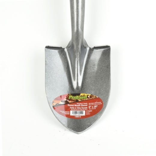 Pro Yard 130512 Shovel Round Point 27in x 6in Blade Fiberglass D-Handle