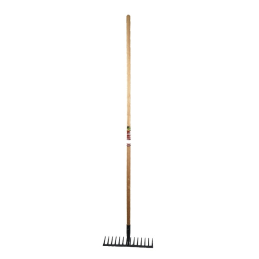 Pro Yard 130521 Asphalt Levelling Rake 56-1/2in 14-Carbon Steel Tine Hardwood Handle
