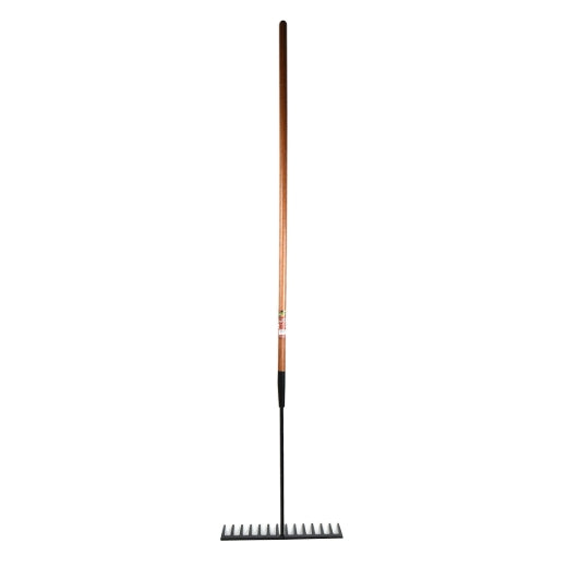 Pro Yard 130527 Asphalt/Tar Rake 54in Forged 14-tine x 3-3/4 Teeth Wood Handle