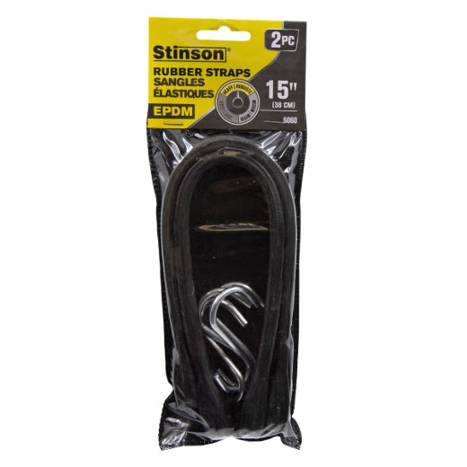 Stinson 406060 2PK Tie Down Strap EPDM 3/4in x 15in
