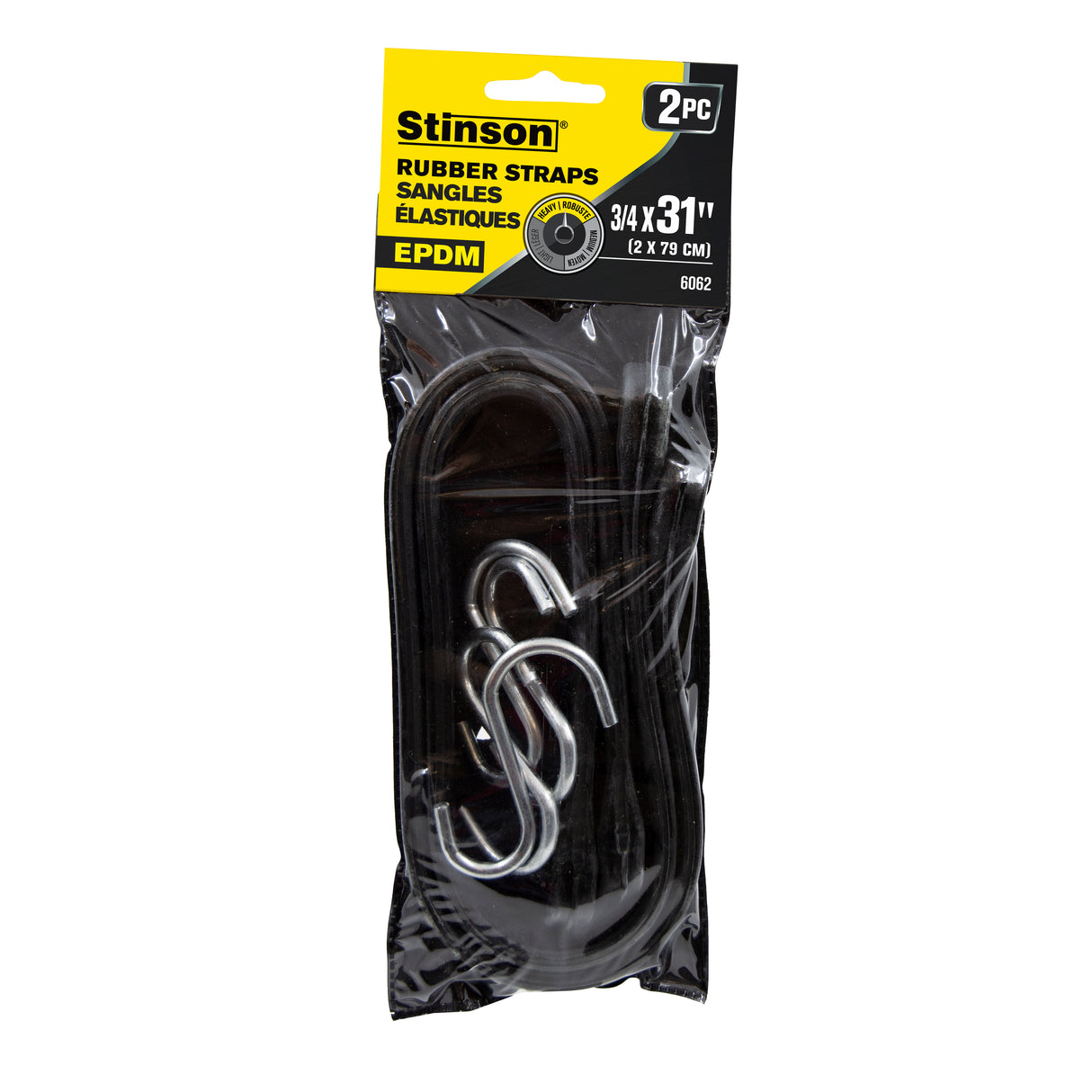 Stinson 406062 2PK Tie Down Strap EPDM 3/4in x 31in