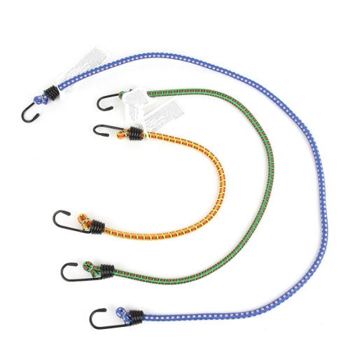 Stinson Cargo 406102 10PK Tie Down Bungee Stretch Cord Assorted