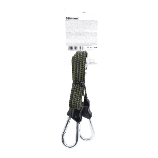 Stinson Cargo 406147 Tie Down Flat Bungee Cord With Snap Hook 3/4in x 35in