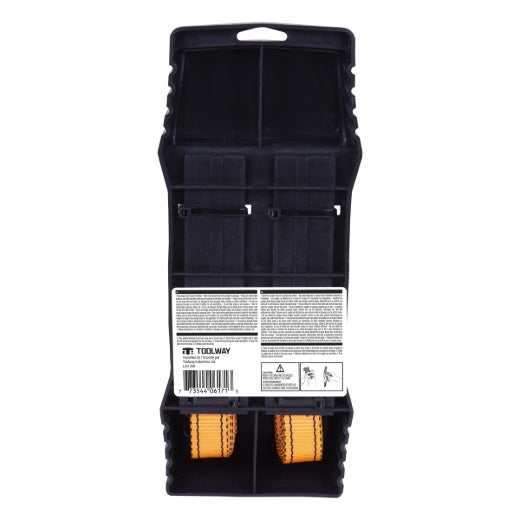 Stinson Cargo 406171 2Pk Tie Down Ratchet Strap 1in x 12ft 600lb