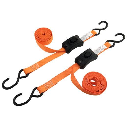 Stinson Cargo 406177 2PK Tie Down With Smart Cam Buckle 1in x 10ft 400lb