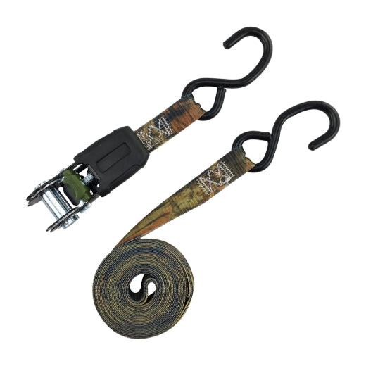 Stinson Cargo 406179 4PK Tie Down Ratchet 1in x 15ft 500lb Camouflage