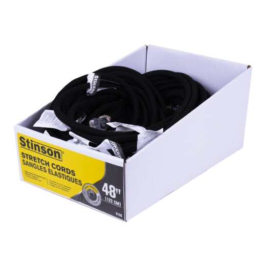 Stinson Cargo 406198 Heavy Duty Tie Down Bungee Stretch Cord 10mm x 48in