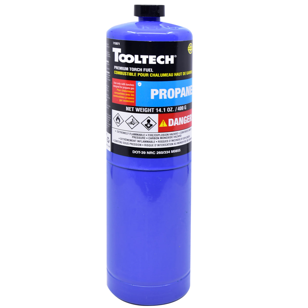 Tooltech 715071 HAZ Propane Hand Torch Cylinder 14.1oz