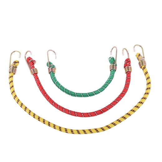 Stinson Cargo 739039 6PK Tie Down Braided Bungee Stretch Cord Assorted