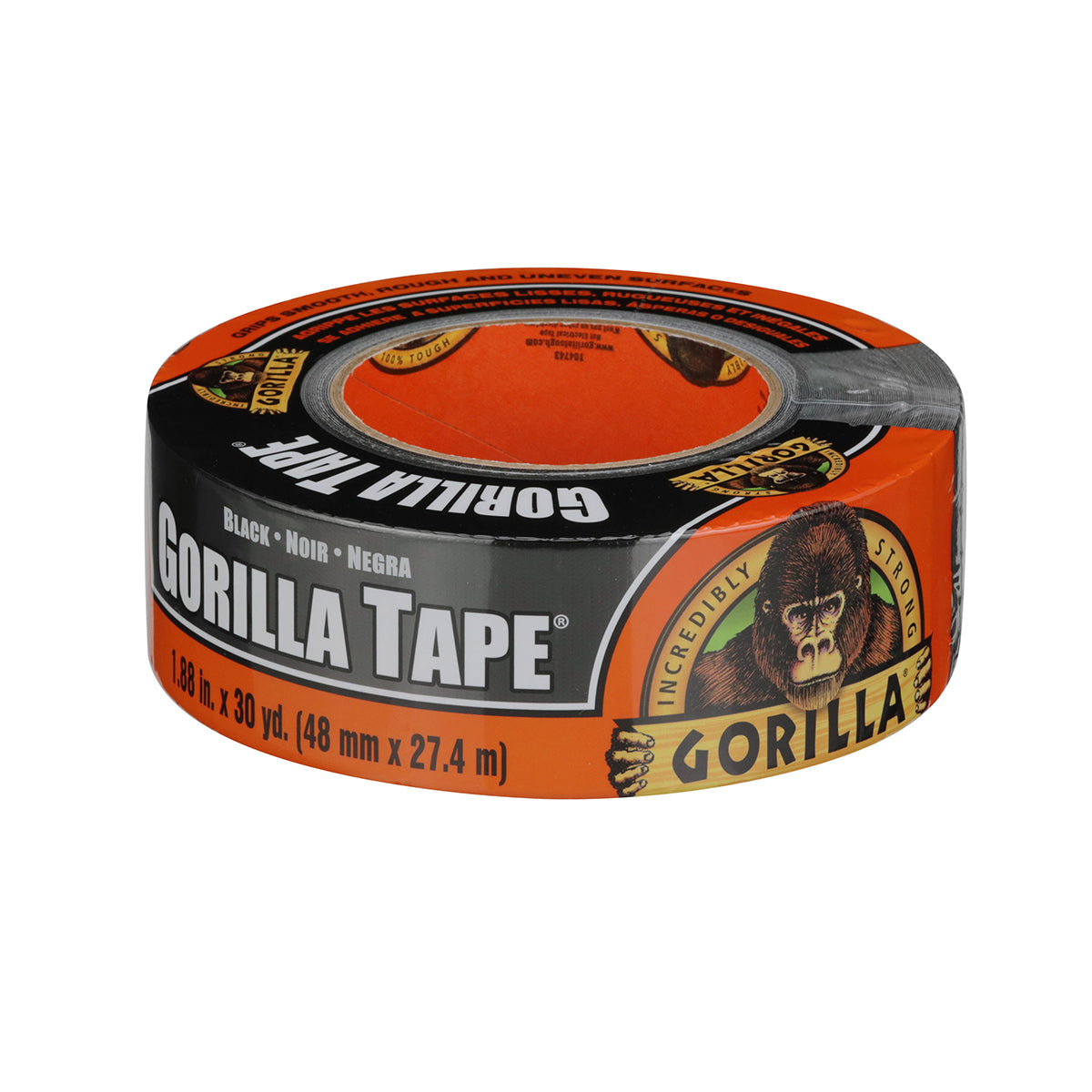 Gorilla 85001048 Duct Tape 1.88in x 30yd Black