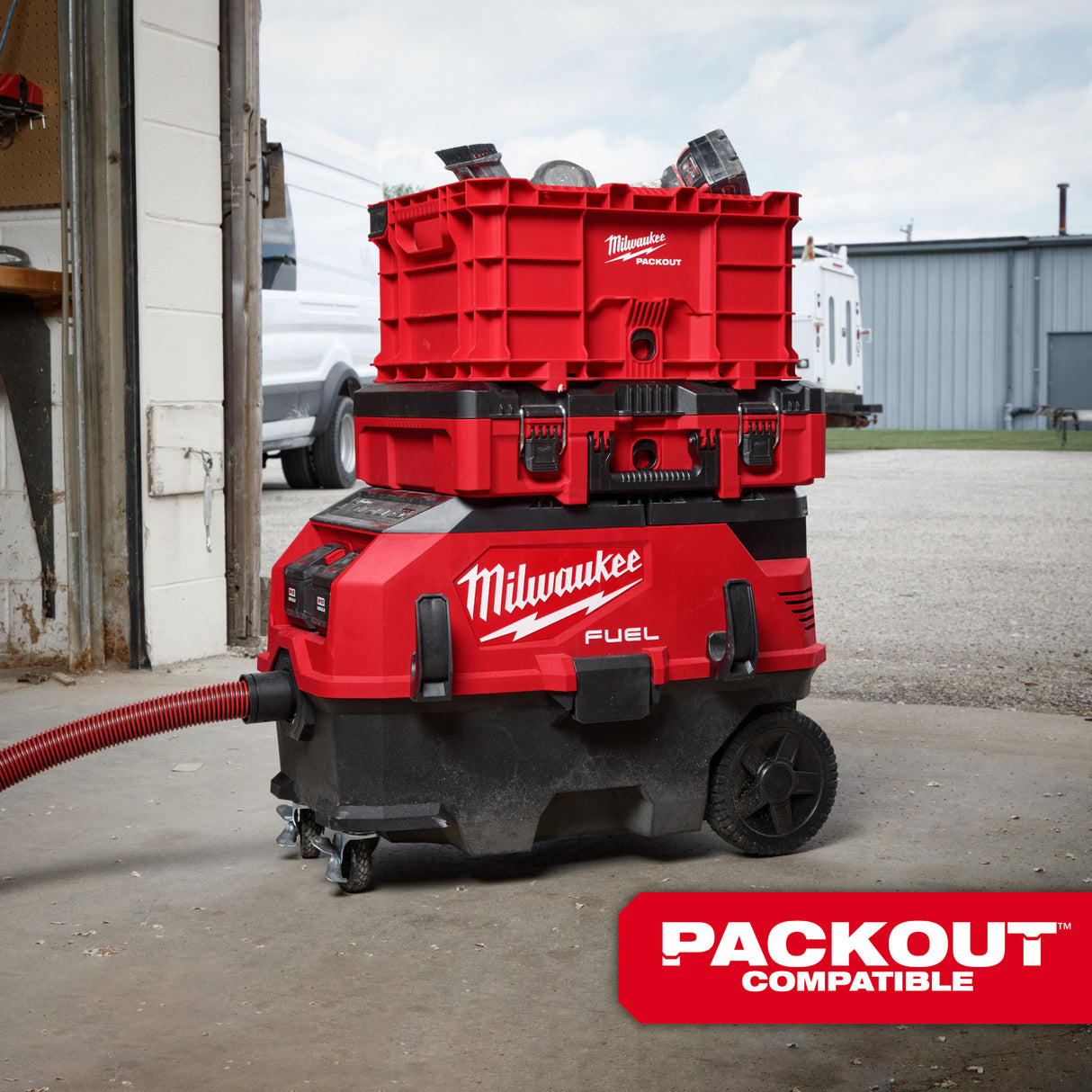 Milwaukee 0888-20 M18 FUEL™ 9 Gallon Dual Battery Dust Extractor with VACLINK™