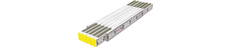STABILA 80001 Type 600 Folding Rulers Mason's (1/16ths, both edges, outside) | inch/inch