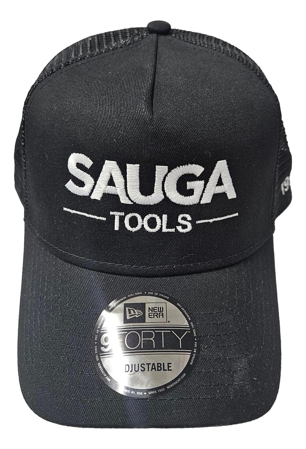 Sauga Tools New Era 9FORTY Black Trucker Hat