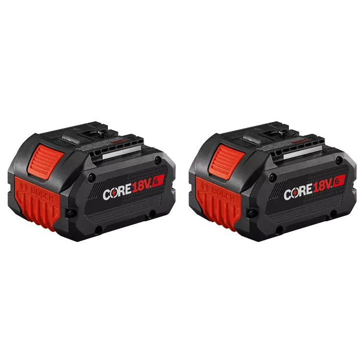 Bosch GBA18V60-2PK 18V CORE18V® Lithium-Ion 6 Ah High Power Battery - 2-Pack