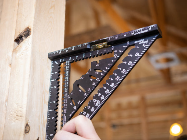 JOHNSON 7-1/4" Johnny Square® MACH-1™ Smart Mark™ Rafter Square with Level Vial