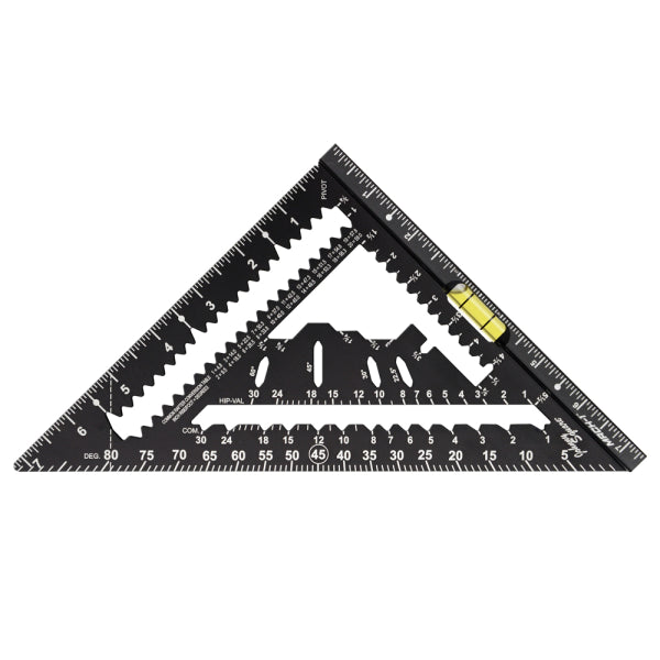 JOHNSON 7-1/4" Johnny Square® MACH-1™ Smart Mark™ Rafter Square with Level Vial