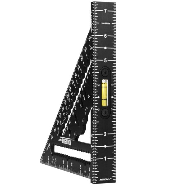 JOHNSON 7-1/4" Johnny Square® MACH-1™ Smart Mark™ Rafter Square with Level Vial
