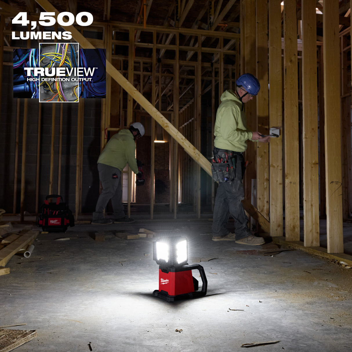 Milwaukee 2368-20 M18™ ROVER™ Dual Power Triple-Panel Flood & Area Light