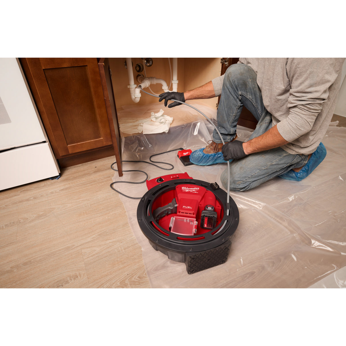 Milwaukee 2519-21 M12 FUEL™ High Speed Chain Snake for 1-1/4”-2” Pipes