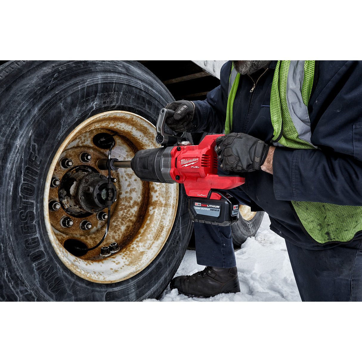 Milwaukee 2869-22HD M18 FUEL™ 1" D-Handle Ext. Anvil High Torque Impact Wrench w/ ONE-KEY™ Kit