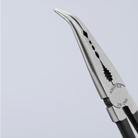 KNIPEX 28 81 280 SBA 11" Extra Long Needle-Nose 45° Angled Pliers