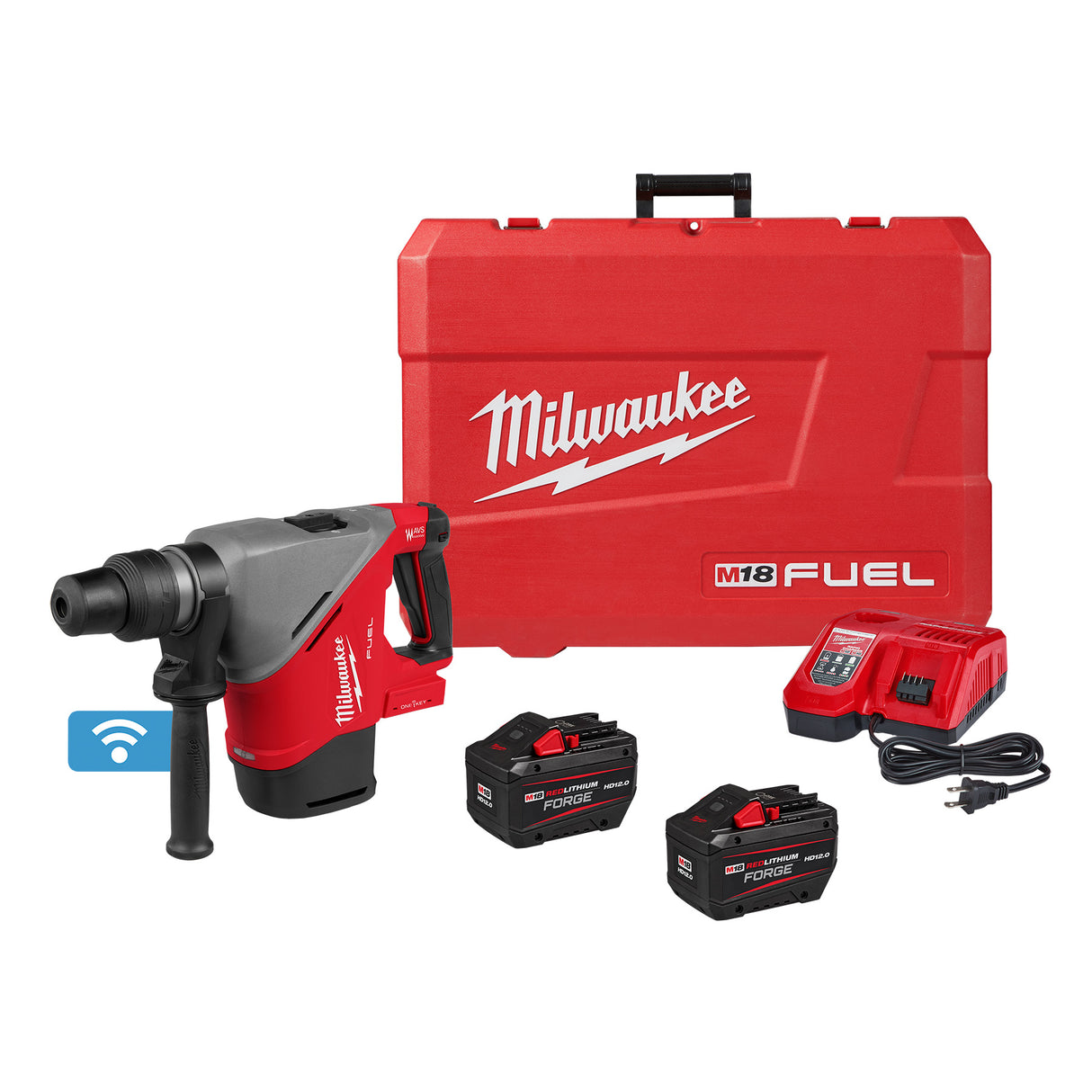 Milwaukee 2917-22HD M18 FUEL™ 1-9/16" SDS Max Rotary Hammer Kit w/ ONE KEY™