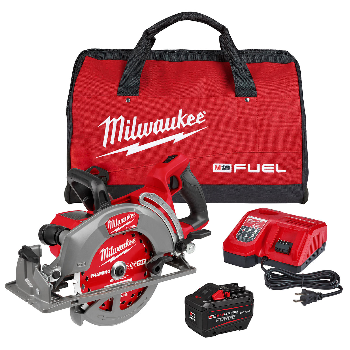 Milwaukee 2930-21HD M18 FUEL™ 7-1/4" Rear Handle Circular Saw Kit