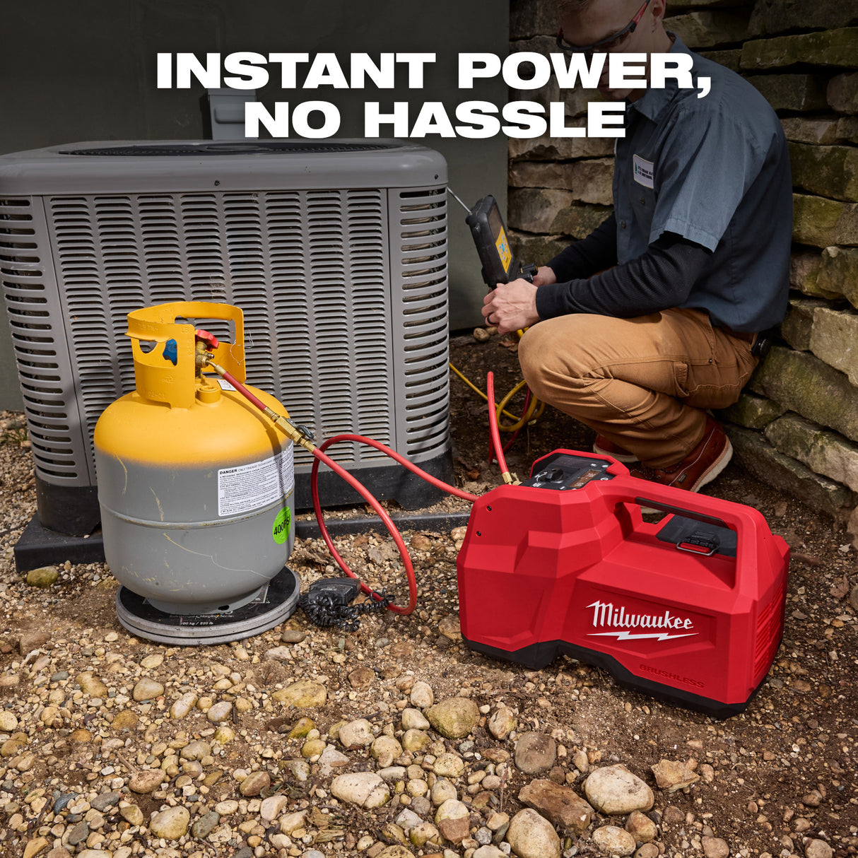 Milwaukee 2938-21 M18™ Brushless Refrigerant Recovery Machine