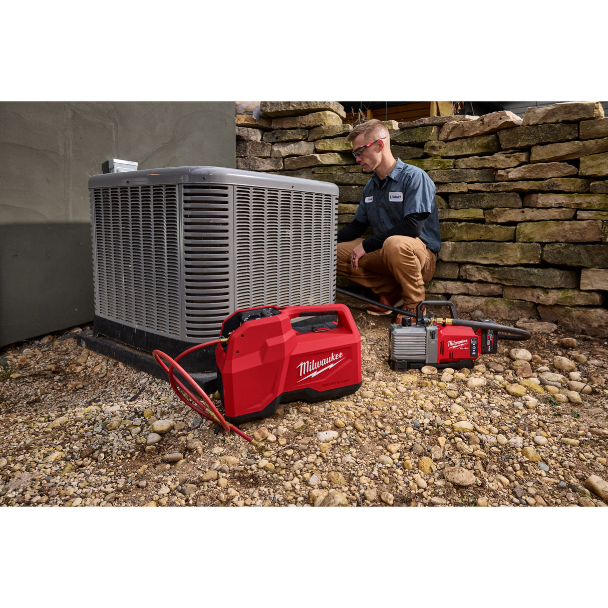 Milwaukee 2938-21 M18™ Brushless Refrigerant Recovery Machine