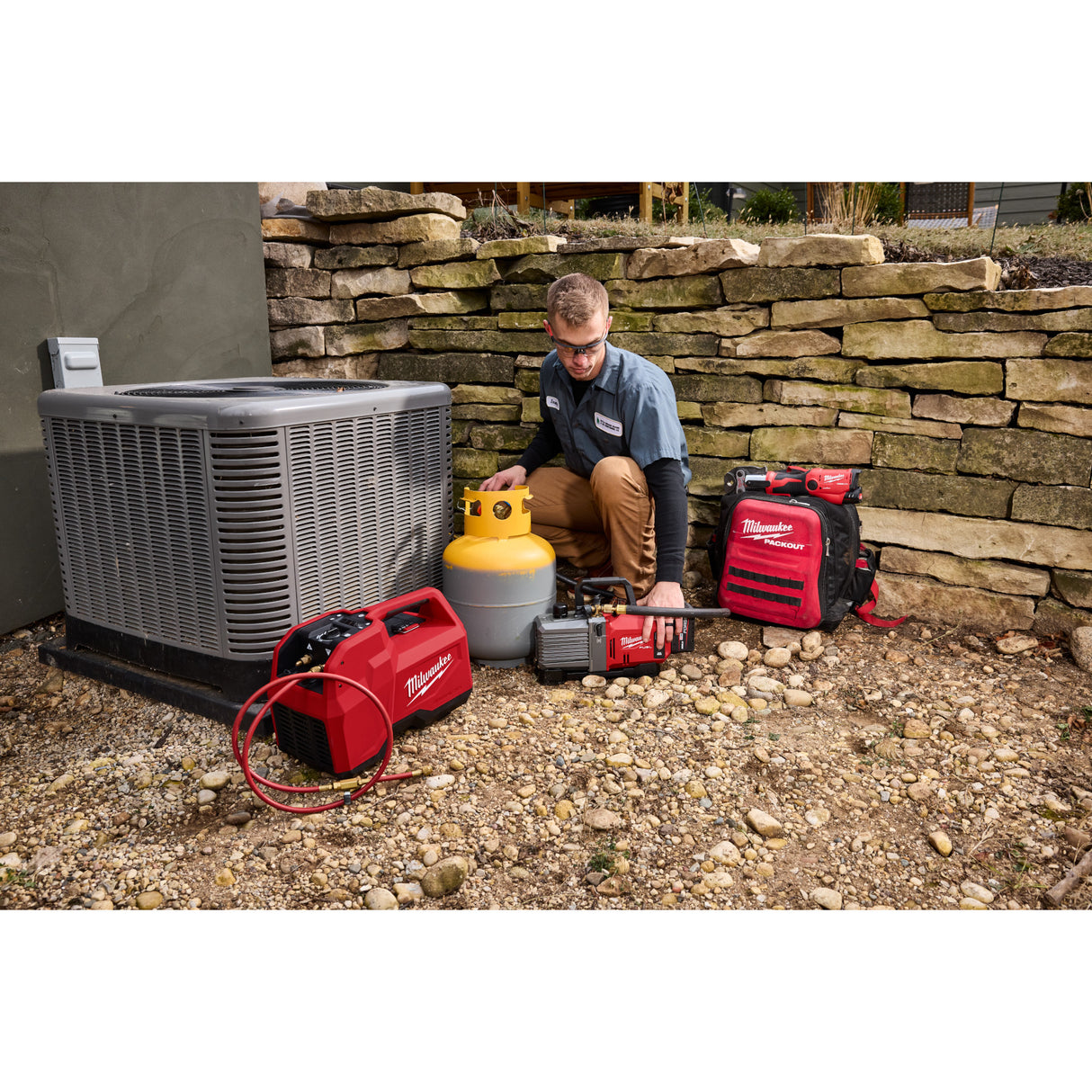 Milwaukee 2938-21 M18™ Brushless Refrigerant Recovery Machine