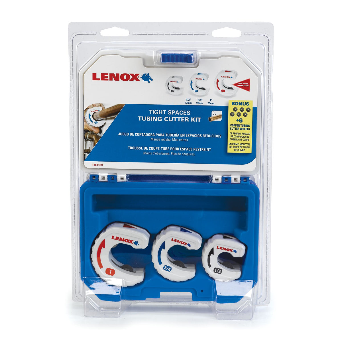 LENOX 3 pc Tight Space Tubing Cutters Kit