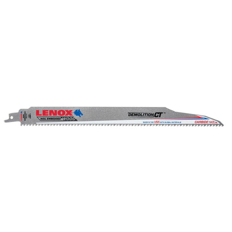 LENOX 1832146 Demolition CT™ 12" Reciprocating Saw Blades 6TPI 1/PK