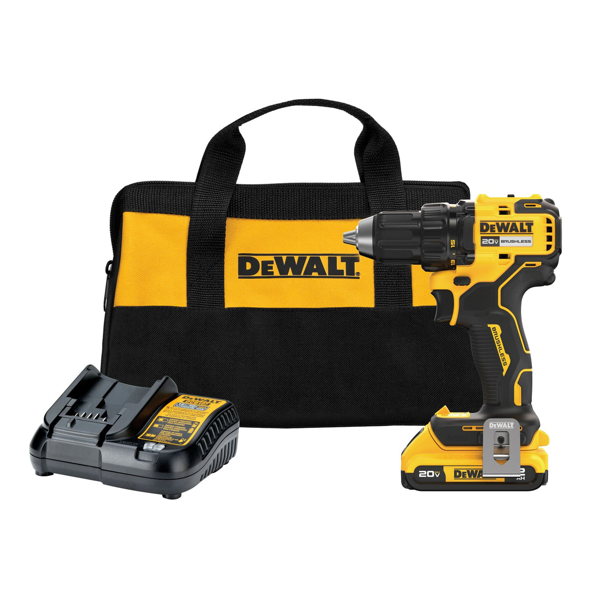 DEWALT DCD793D1 20V MAX* Brushless Cordless 1/2 in. Drill/Driver Kit