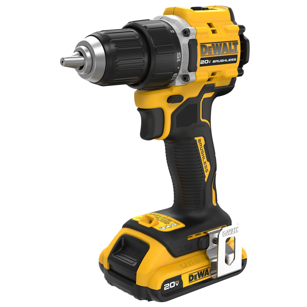 DEWALT DCD794D1 ATOMIC COMPACT SERIES™ 20V MAX* Brushless Cordless 1/2 in. Drill/Driver