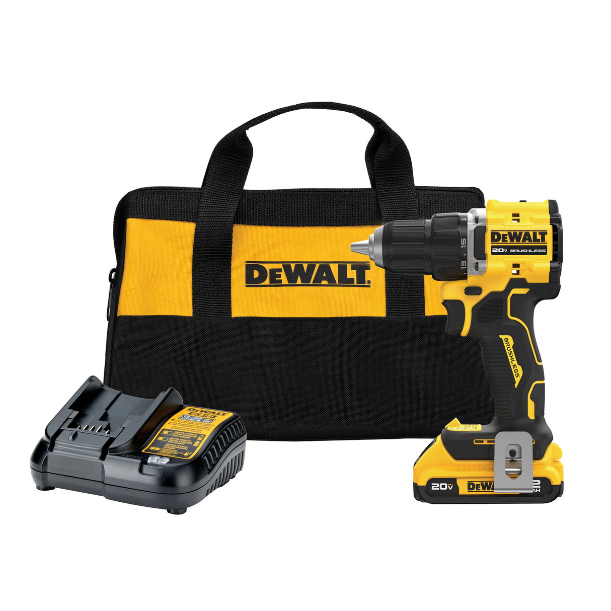 DEWALT DCD794D1 ATOMIC COMPACT SERIES™ 20V MAX* Brushless Cordless 1/2 in. Drill/Driver