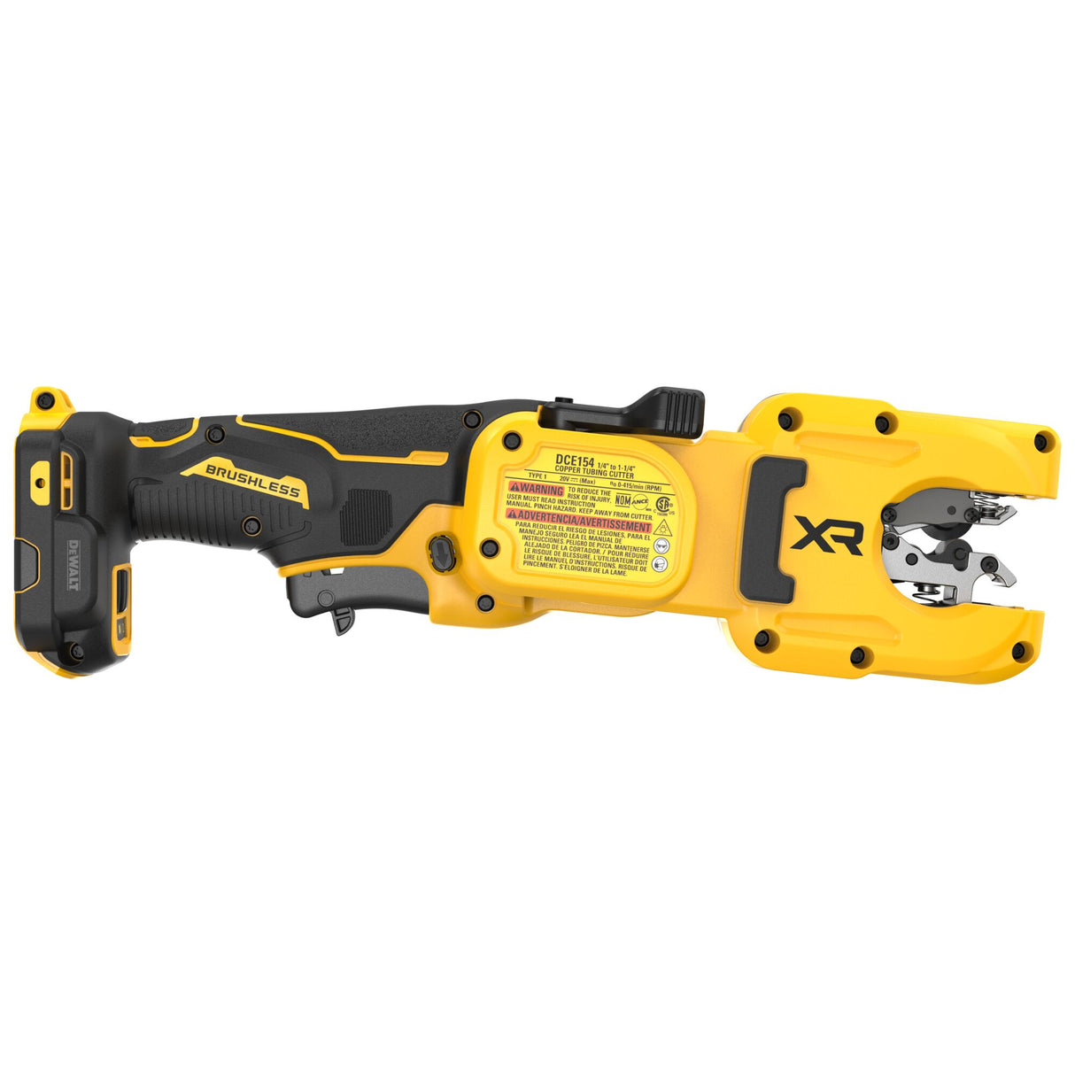 DEWALT DCE154B 20V MAX* XR 1-1/4 in. Copper Tubing Cutter (Tool Only)