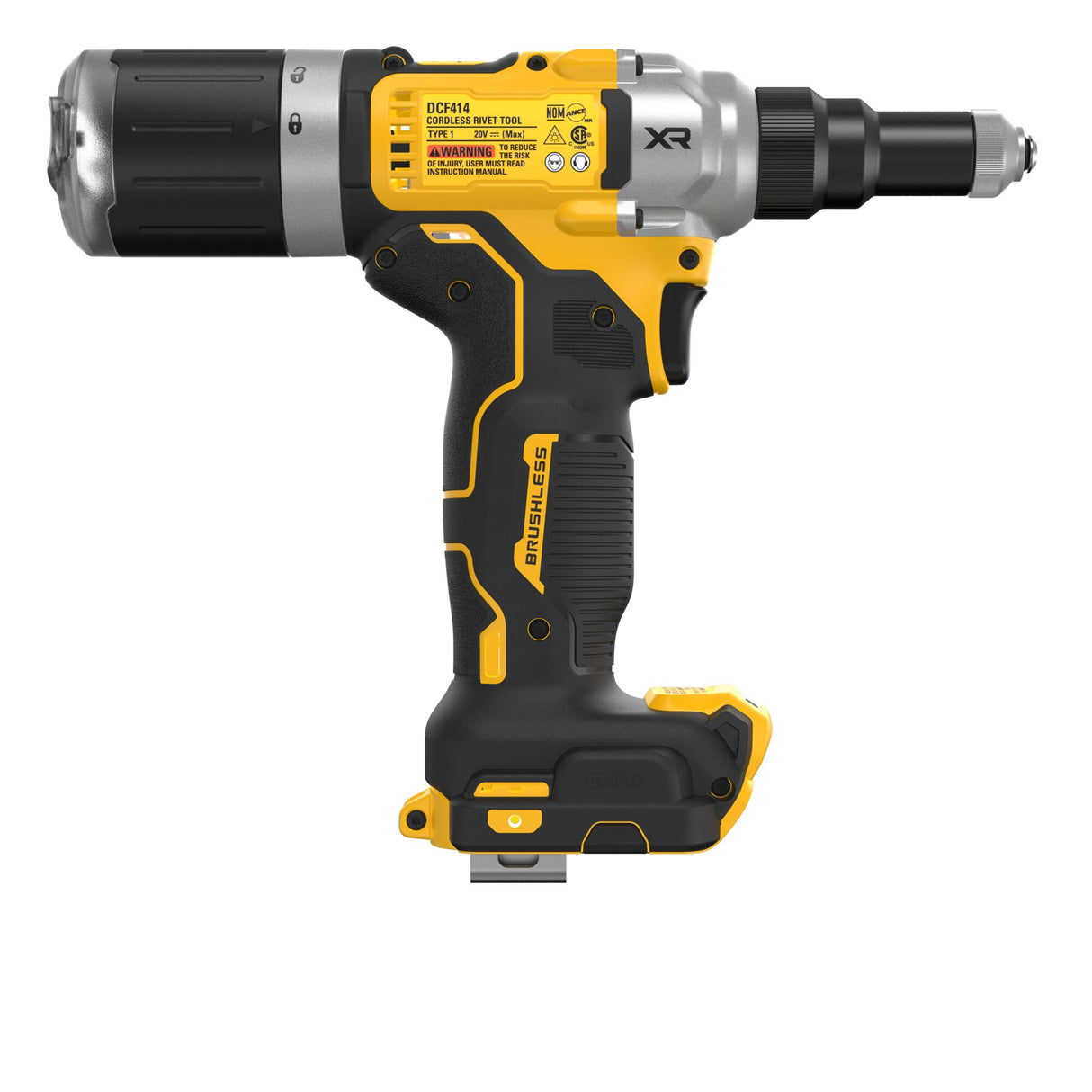 DEWALT DCF414B 20V MAX* XR® Brushless Cordless 1/4" Rivet Tool (Tool Only)