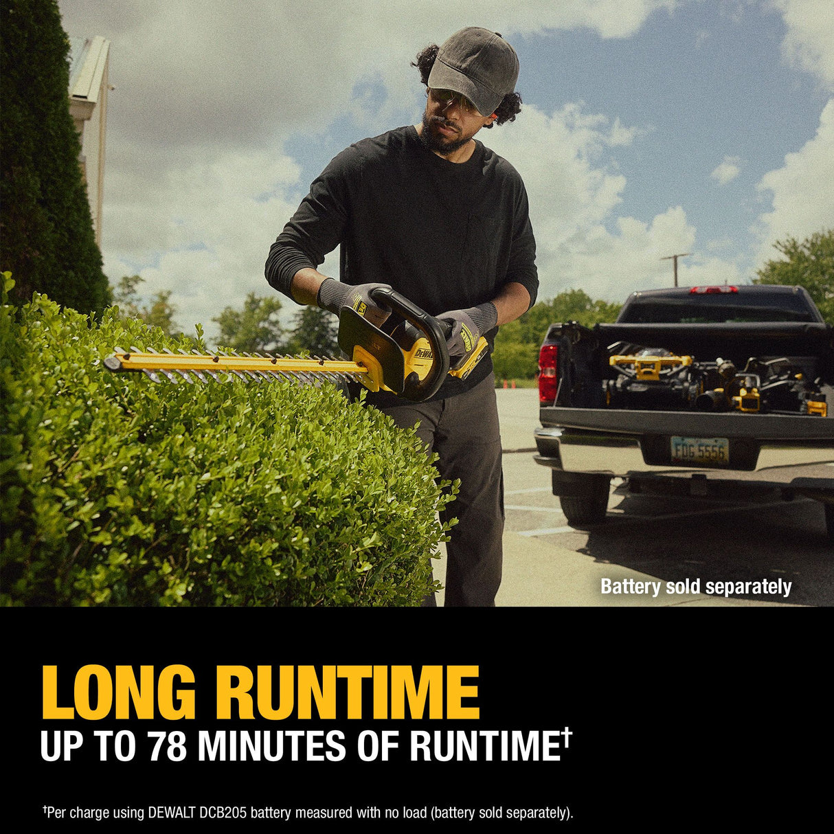 DEWALT DCHT821B 20V MAX* 22 in. Brushless Cordless Hedge Trimmer (Tool Only)