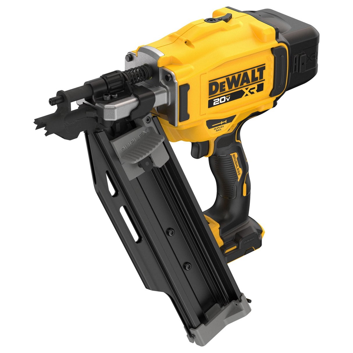 DEWALT DCN910B 20V MAX* XR® Brushless 21° Plastic Collated Duplex Nailer (Tool Only)