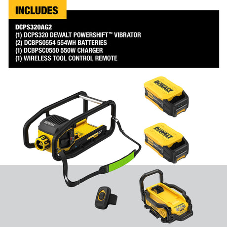 DEWALT DCPS320AG2 POWERSHIFT™ Vibrator Kit