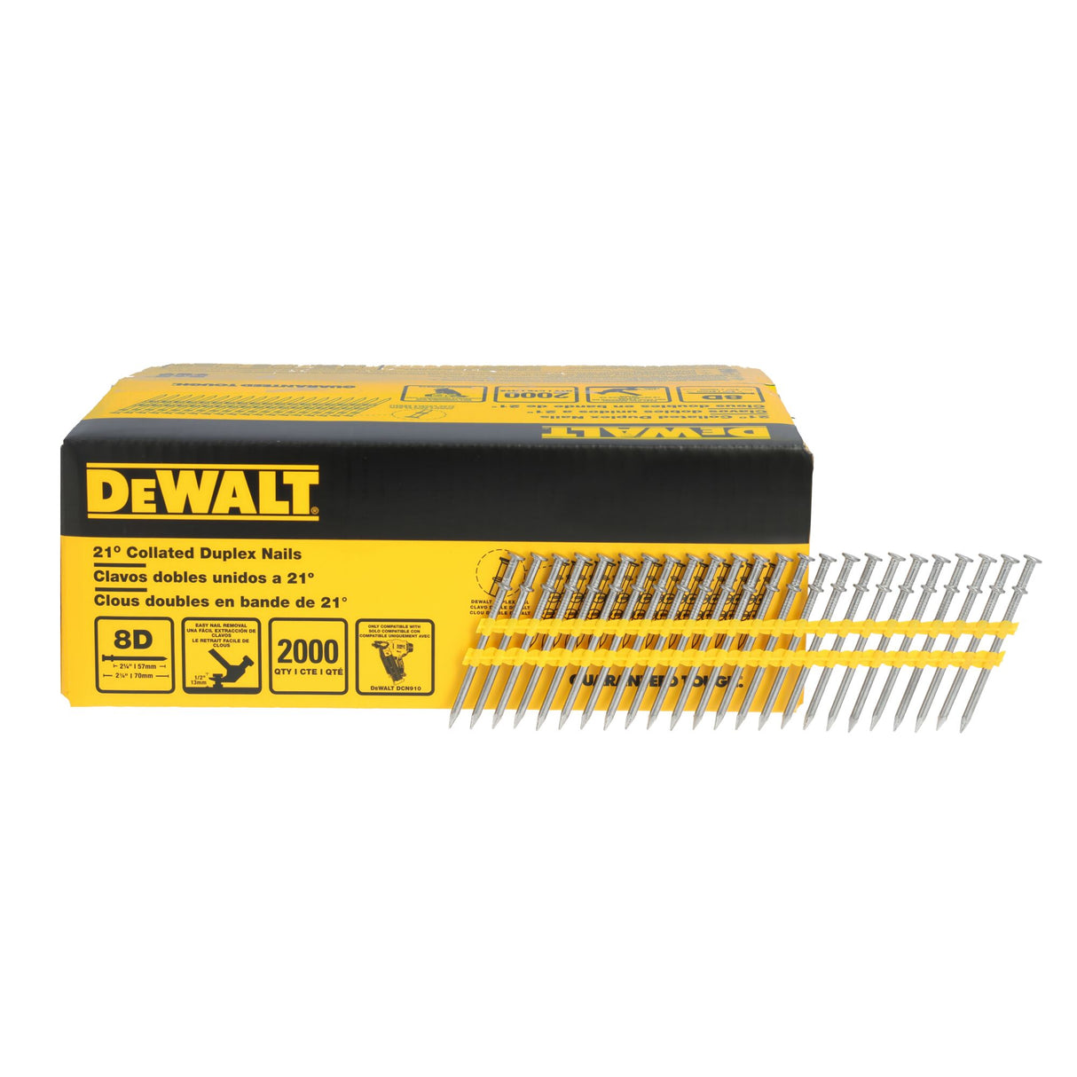 DEWALT Duplex Nails 21 Degree