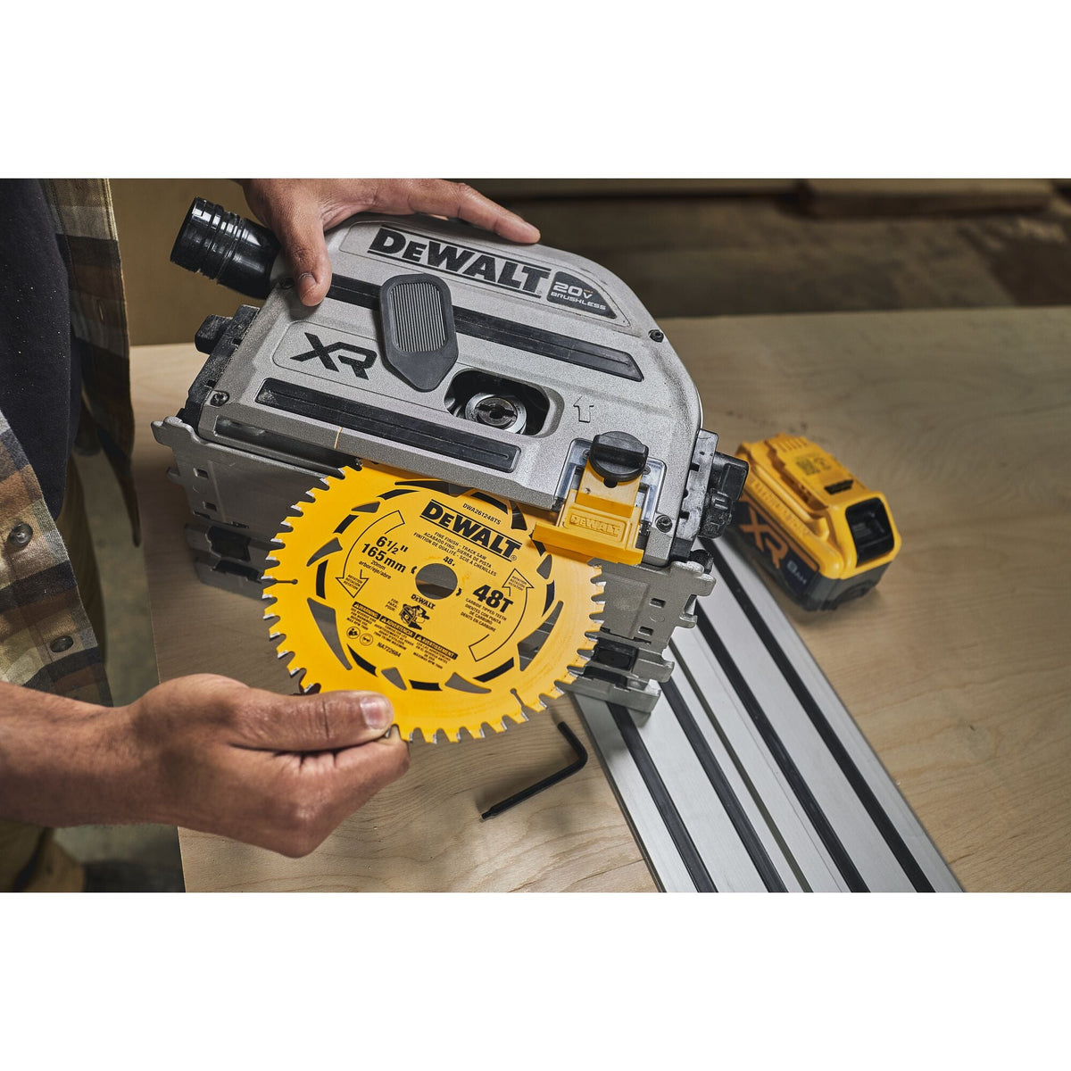 DEWALT DWA261248TS 6-1/2 In. 48t Fine Finish Track Saw Blade
