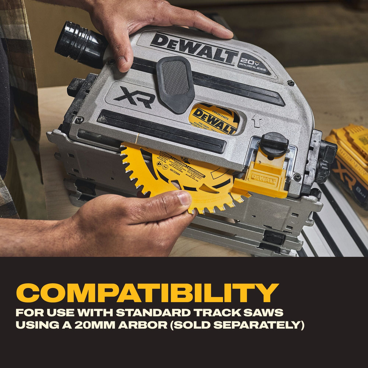 DEWALT DWA261248TS 6-1/2 In. 48t Fine Finish Track Saw Blade