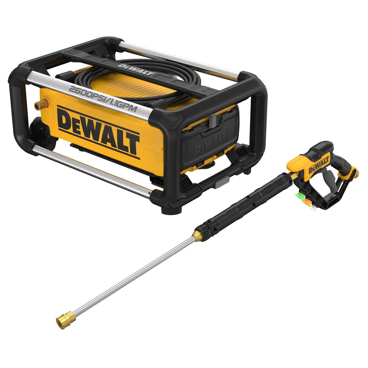 DEWALT DWPW2600 2600 PSI 1.1 GPM Electric Jobsite Pressure Washer