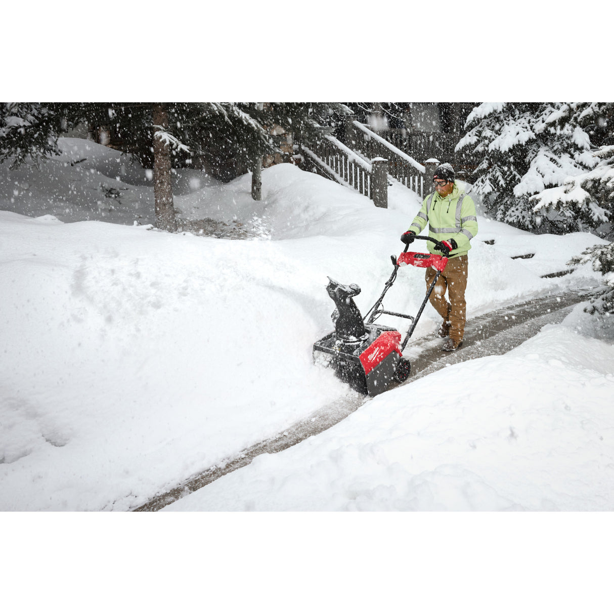 Milwaukee 3036-22HD M18 FUEL™ 21" Auger Propelled Dual Battery Single Stage Snow Blower Kit