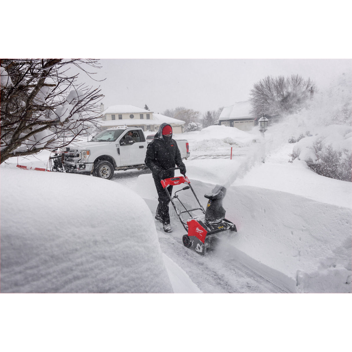 Milwaukee 3036-22HD M18 FUEL™ 21" Auger Propelled Dual Battery Single Stage Snow Blower Kit