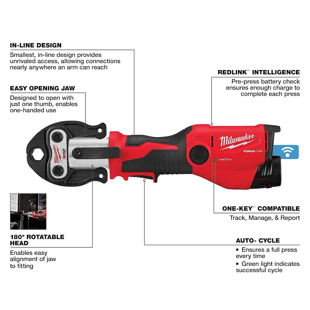 Milwaukee 2573-22 feature callout image