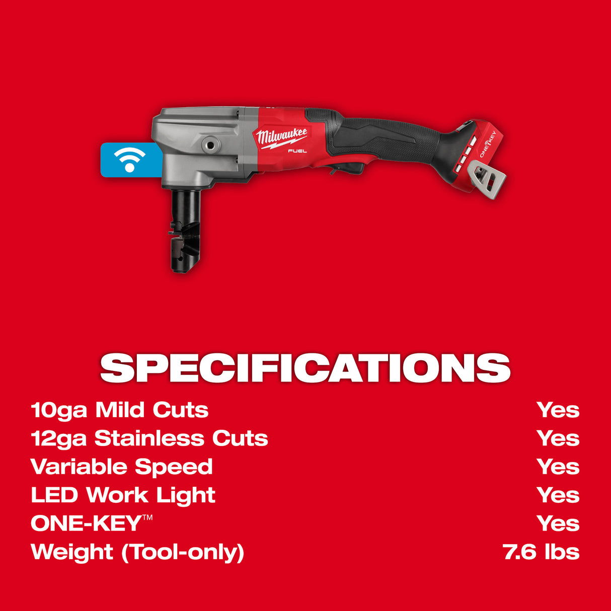Milwaukee 3476-20 M18 FUEL™ 10 Gauge Nibbler