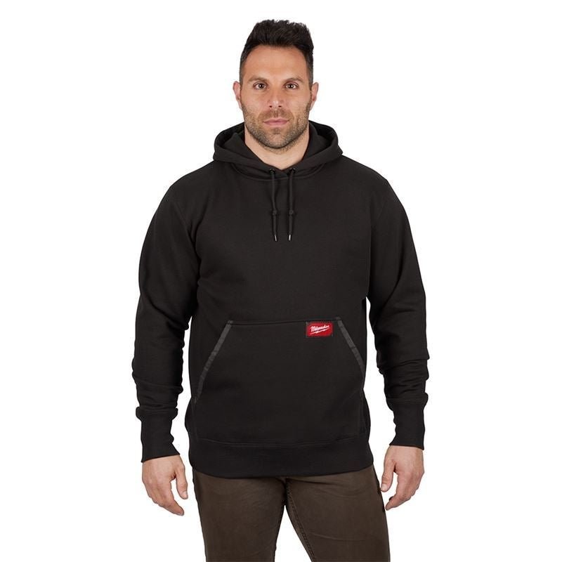 350B - M Men ft.s Medium Heavy Duty Cotton/Polyester Long - Sleeve Pullover Hoodie - Black - Mississauga Hardware Centre Inc